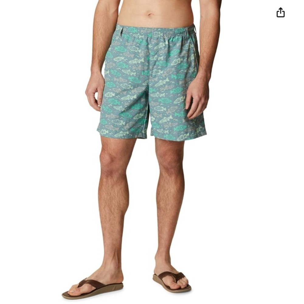 Men's Size S - Columbia Super Backcast Water Shorts 6'' Inseam MSRP $ 40